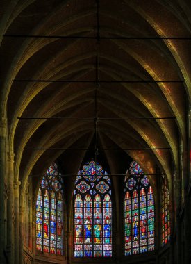 Vitray Ghent katedral içinde