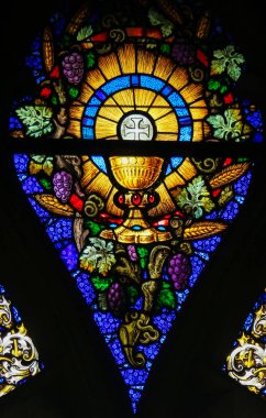 Vitray - Eucharist ve Kutsal Kâse