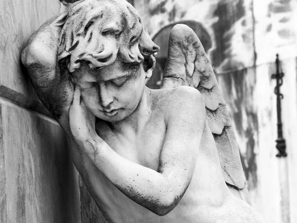 Mourning angel in Recoleta — Stock Photo, Image