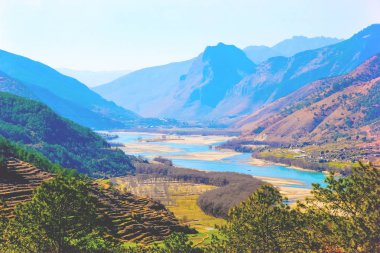 Yangtze Nehri Lijang, Yunnan Eyaleti, Çin