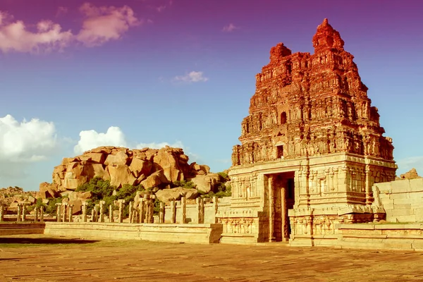 Templo de Vittala em Hampi, província de Karnataka — Fotografia de Stock