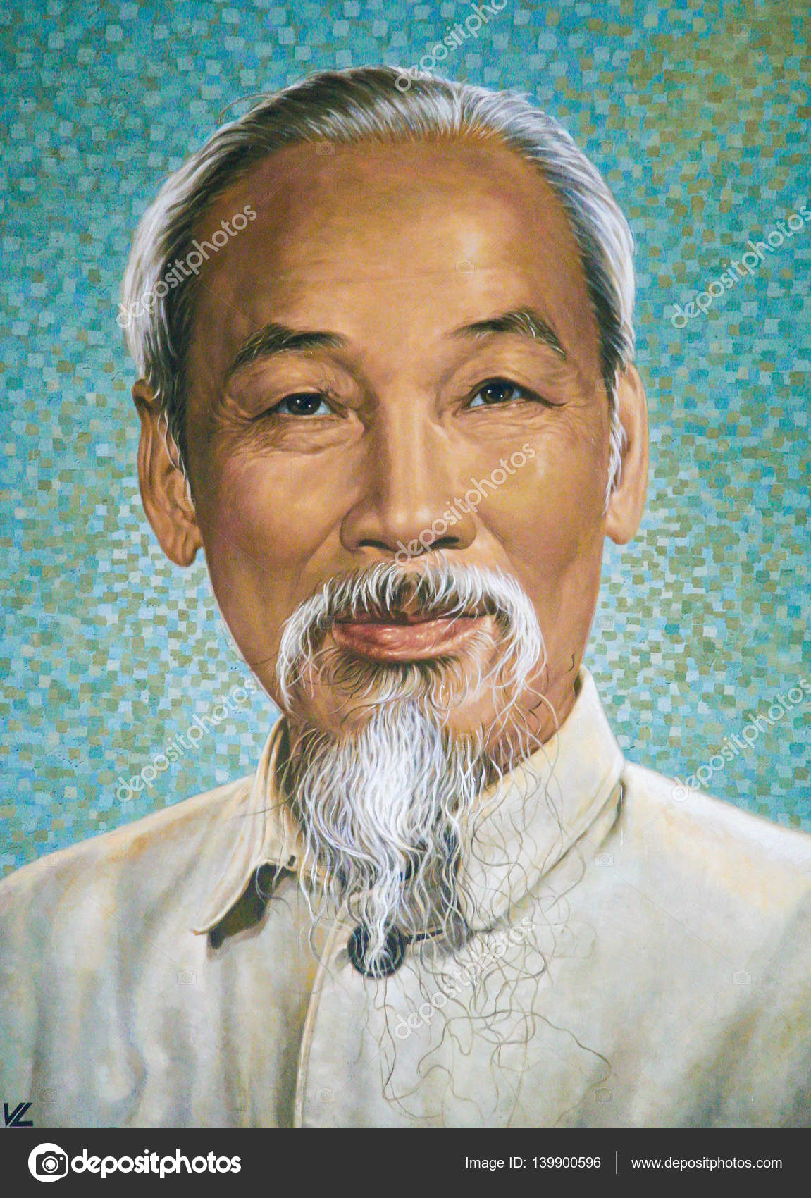 Portrait de Ho Chi Minh — Photo éditoriale © jorisvo #139900596