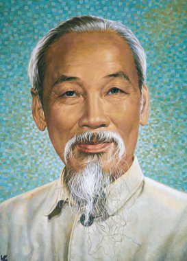 Portrait of Ho Chi Minh clipart