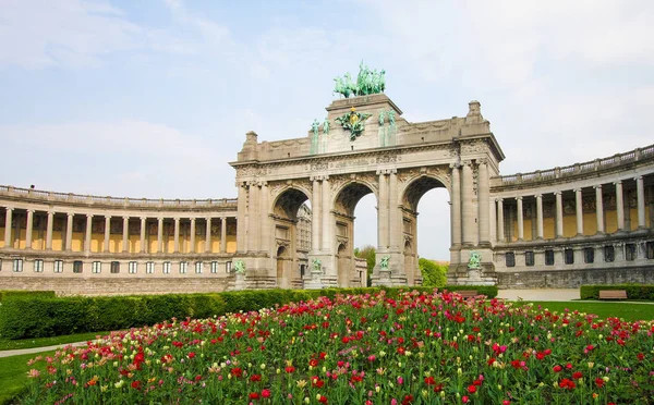 Bryssel - Parc du Cinquantenaire Eurooppa-korttelissa — kuvapankkivalokuva