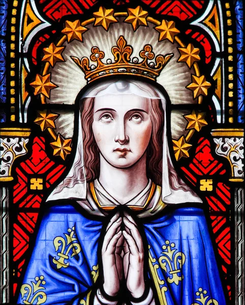 Stained Glass - Мать Мария — стоковое фото