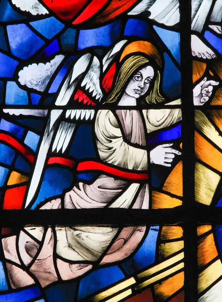 Stained Glass -  Angel — Stock Photo, Image