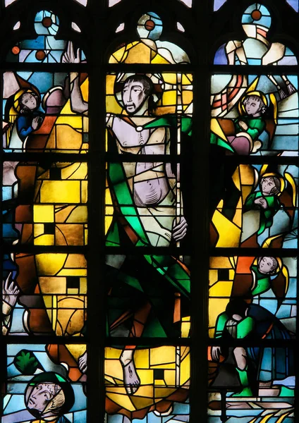 Стальное стекло - Воскресение Иисуса Христа — стоковое фото