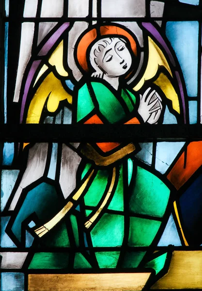 Stained Glass -  Angel — Stock Photo, Image