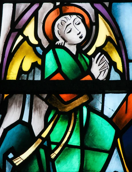 Sticlă colorată - Angel — Fotografie, imagine de stoc