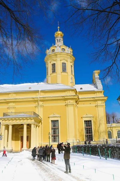 Αγίου Πέτρου και Παύλου Καθεδρικός ναός στην Αγία Πετρούπολη, Ρωσία — Φωτογραφία Αρχείου
