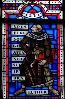 Solucan - Martin Luther vitray
