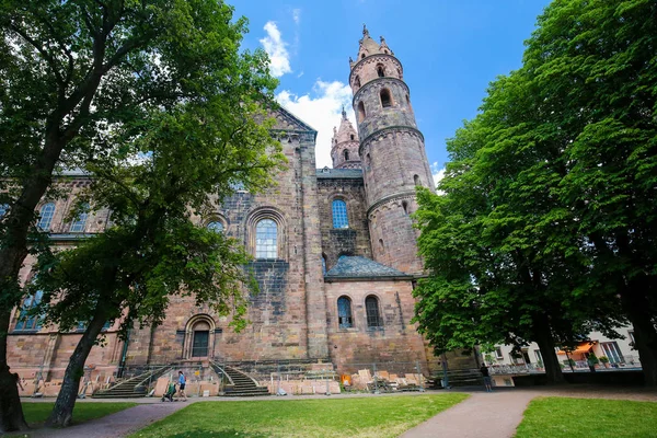 St Peters Kościoła w Worms, Nadrenia Palatynat, Niemcy — Zdjęcie stockowe