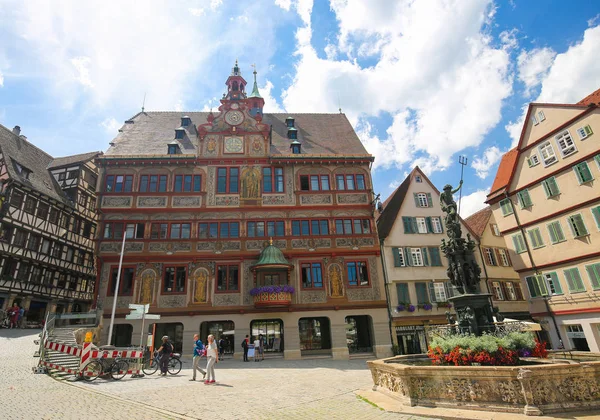 Stadhuis van Tübingen, Baden-Wurttemberg, Duitsland — Stockfoto