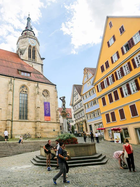 Stiftskirche in Tubingen, Baden-Wurttemberg, Germany — Stok fotoğraf