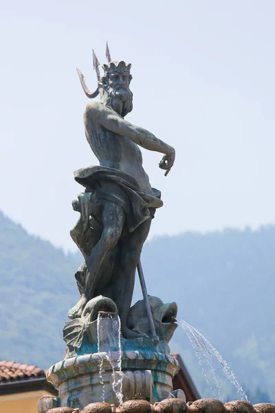 Fontanna Neptuna w Trento, Włochy — Zdjęcie stockowe