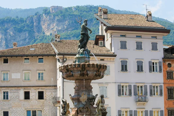 Neptune Fountain in Trento, Italy — Stock Photo, Image