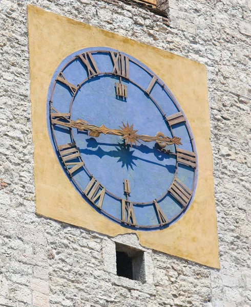 Clock of the Torre Civica in Trento, Italy — Stock Photo, Image