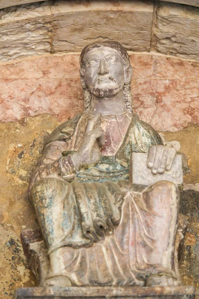 Sculpture of Jesus at the Cathedral of Trento — Stock Photo, Image