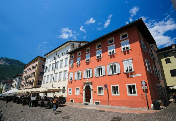 Trento - historisk centrum - Stock-foto