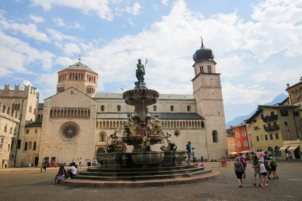Neptune Fountain in Trento, Italy — Stock Photo, Image