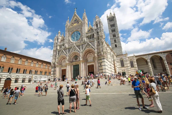 Catedral de Siena, Toscana, Itália — Fotografia de Stock