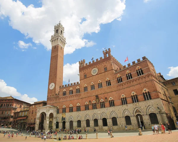 Mangia kule Siena, Toskana, İtalya