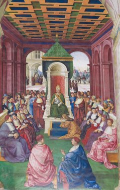 Fresk Piccolomini Kütüphane, Siena