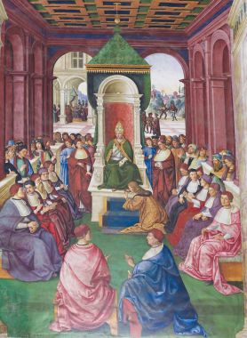 Fresk Piccolomini Kütüphane, Siena