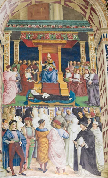 Fresk Piccolomini Kütüphane, Siena