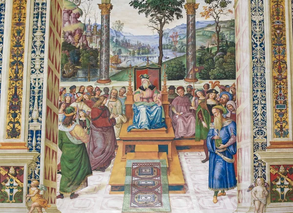Fresk Piccolomini Kütüphane, Siena