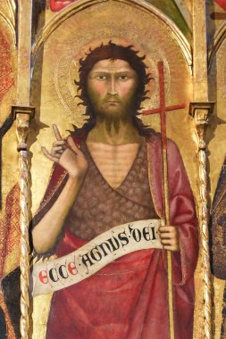 Siena vaftizhane - Polyptich St John Baptist 