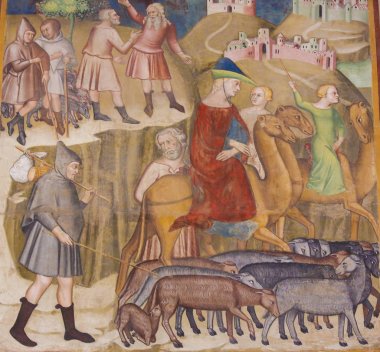 San Gimignano'da - İbrahim ve çok açık havada