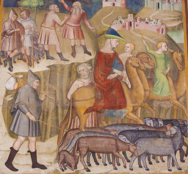 San Gimignano'da - İbrahim ve çok açık havada