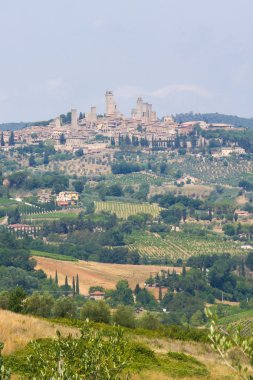 San gimignano, Toskana, İtalya