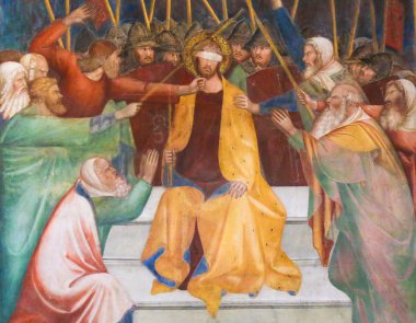 San Gimignano - Koordinatörü İsa fresk
