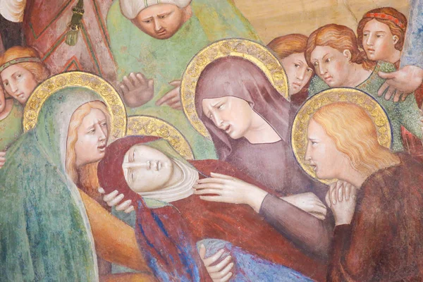 San Gimignano - Meryem ölümü fresk