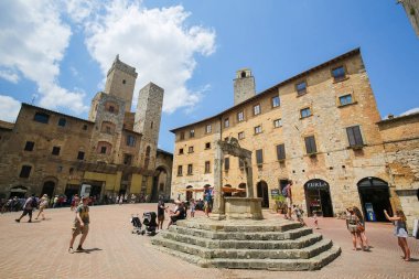 San gimignano, Toskana, İtalya