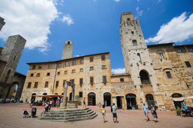 San gimignano, Toskana, İtalya