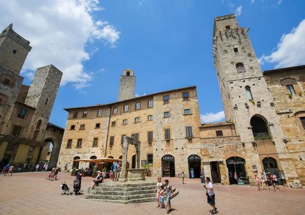 San gimignano, Toscane, Italië — Stockfoto