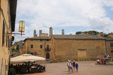 San gimignano, Toskana, İtalya
