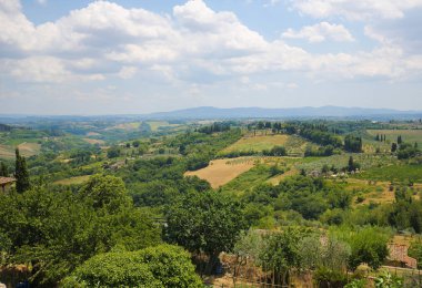San gimignano Toskana, İtalya