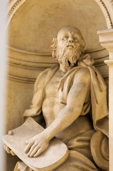 Standbeeld van Mozes op Praag Loreta — Stockfoto