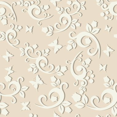 Tasarımınız için zarif, çiçekli, dikdörtgen desenli bir arkaplan