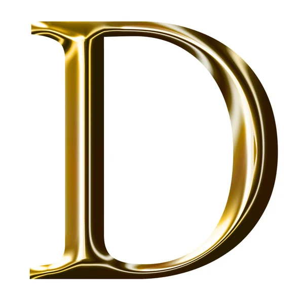 Altın alfabe sembol - büyük harf       