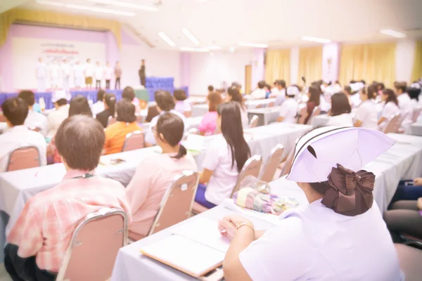 Enfermeras de formación, sala de conferencias . — Foto de Stock