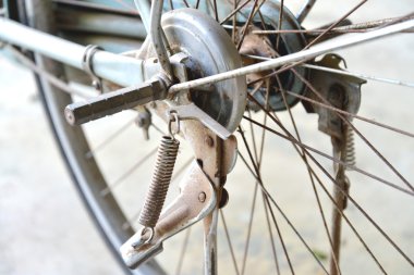 Bir bisiklet kickstand detay