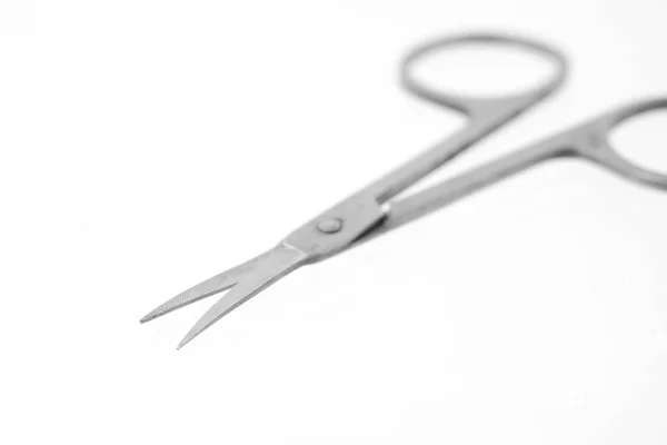 Little scissors isolated on white — Stock Photo, Image