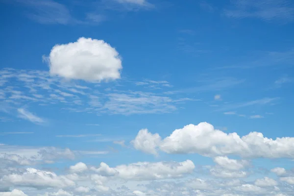 Blue sky and clouds for background — Stock Photo, Image