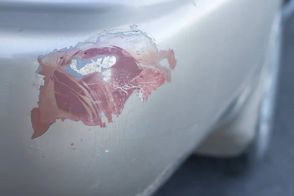 Textura e detalhes do amortecedor de carro de metal enferrujado — Fotografia de Stock
