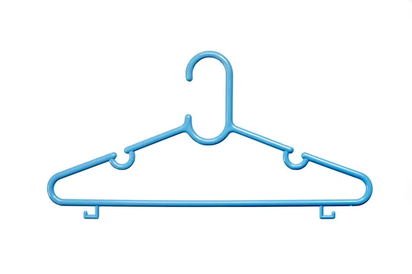 Light Blue Coat Hanger, Clothes Hanger — Stock Photo, Image